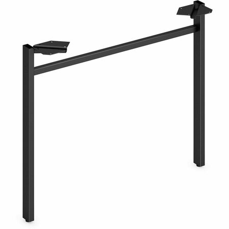 SEATSOLUTIONS 30 in. Mod Worksurface U-Leg Support Black SE3188258